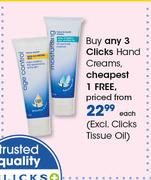Clicks Hand Creams-Each