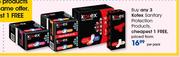 Kotex Sanitary Protection Products-Per Pack