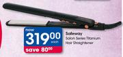 Safeway Salon Series Titanium Hair Straightener-Each