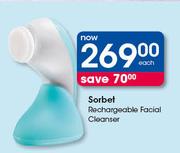 Sorbet Rechargeable Facial Cleaner-Each