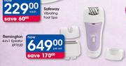 Remington 4 In 1 Epliator EP7020-Per Set