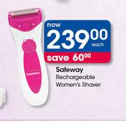 Safeway Rechargeable Women's Shaver-Each