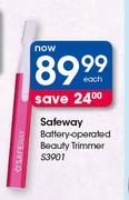Safeway Battery Operated Beauty Trimmer S3901-Each