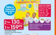 Clicks Made 4 Baby Dryprotect Disposable Nappies Jumbo Packs-Each