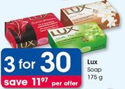 Lux Soap-3X175g Per Offer