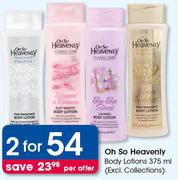 Oh So Heavenly Body Lotions(Excl.Collections)-2X375ml