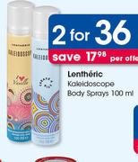 Lentheric Kaleidoscope Body Sprays-2X100ml Per Offer