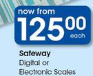 Safeway Digital Or Electric Scale-Each