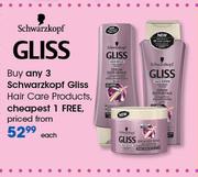 Schwarzkopf Gliss Hair Care Products-Each