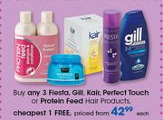 Flesta Gill, Kair, Perfect Touch Or Protein Feed Hair Products-Each