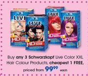 Schwarzkopf Live Color XXL Hair Colour Products-Each