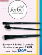 Sorbet Cosmetic Brushes-Each