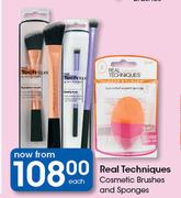 Real Techniques Cosmetic Brushes & Sponges-Each