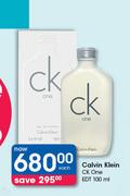 Calvin Klein CK One EDT-100ml Each