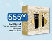 Royal Secret Gift Set Monteil Spray Concentre 100ml & 25ml-Per Set
