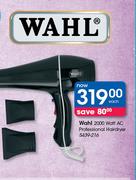 Wahl 2000Watt AC Professional Hairdryer 5439-216