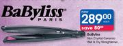 Babyliss Slim Crystal Ceramic Wet & Dry Straightener-Each