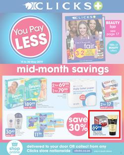 Clicks : You Pay Less (14 May - 30 May 2019), page 1