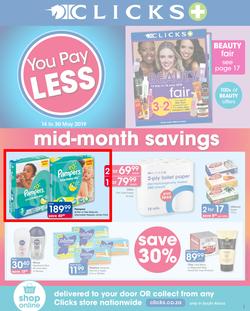 Clicks : You Pay Less (14 May - 30 May 2019), page 1