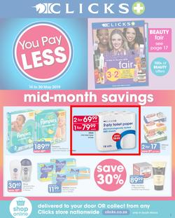 Clicks : You Pay Less (14 May - 30 May 2019), page 1