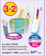 Clicks Baby Feeding Accessories(Excl.Legisiated Products-Each