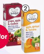 Clicks Made 4 Baby Juices-4 x 200ml Per Offer