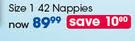 Huggies Gold New Baby Disposable Nappies Value Pack Size 1 42's-Per Pack