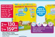Clicks Made 4 Baby Dryprotect Disposable Nappies Jumbo Packs-Each