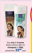 Connie Body Lotions-400ml Each