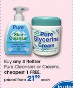 Reitzer Pure Cleansers Or Creams-Each