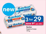 Savlon Hygiene Soaps-3x175g Per Offer