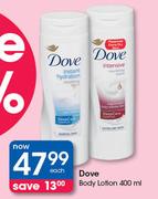 Dove Body Lotion-400ml Each