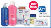 Clicks Pay Less Hand & Body, Luxury Bath Or Soap Products-Each