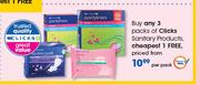Clicks Sanitary Products-Per Pack