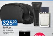 Steel & Ice Intense Gift Set: EDT-100ml & Aftershave-100ml With Bag-Per Set