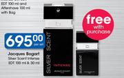 Jacques Bogart Silver Scent Intense EDT-100ml & 30ml-Per Set