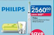 Philips Sonicare Diamond Clean White Toothbrush-Each