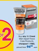 L'Oreal Men Expert Face Care Products-Each