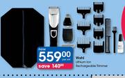 Wahl Lithium Ion Rechargeable Trimmer-Per Set