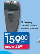 Safeway 2-Head Rotary Shaver PLA5403-Each