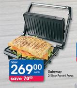 Safeway 2-Slice Panini Press-Each