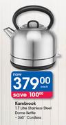 Kambrook 1.7Ltr Stainless Steel Dome Kettle-Each