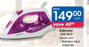 Safeway Steam Iron 1600W-Each