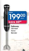 Safeway 300 Watt Hand Blender-Each