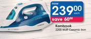 Kambrook Ceramic Iron 2200Watt-Each