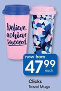 Clicks Travel Mugs-Each
