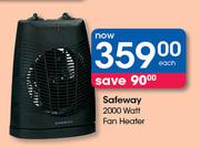 Safeway 2000 Watts Fan Heater