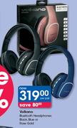Volkano Bluetooth Headphones (Black, Blue Or Rose Gold)-Per Pair
