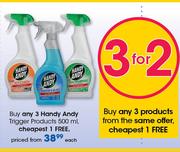 Handy Andy Trigger Products-500ml Each
