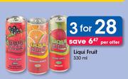 Liquid Fruit-3x330ml Per Offer